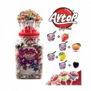 Льодяник на паличці "AYTOP" ЙОГУРТ 12 гр.150шт./бл